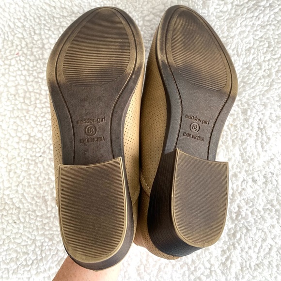 Women's Madden Girl Haven faux perforated leather ankle boots - Picture 6 of 6